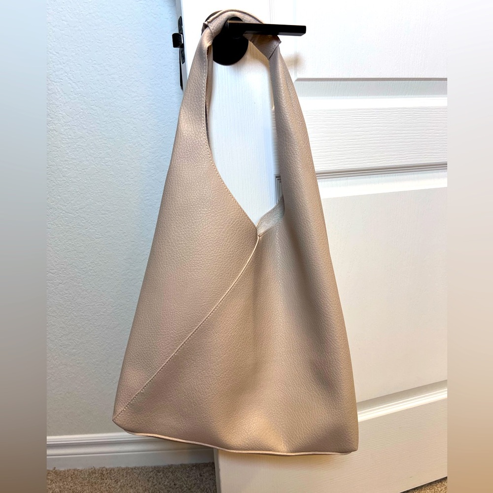 Vegan Slouchy Leather Tote